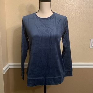 Karen Scott Velour Sweater Size XS